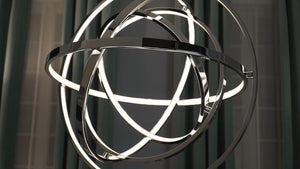 Gyro II 31.5' 5 Light Single Pendant in Polished Chrome