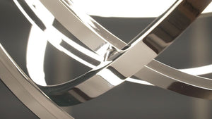 Gyro II 31.5' 5 Light Single Pendant in Polished Chrome