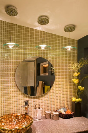 Hagen 7' 3 Light Mini-Pendant in Polished Chrome