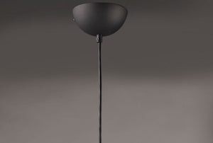 Half Moon 11.75' Single Light Pendant in Black