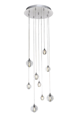 Harmony 12.75' 9 Light Multi-Light Pendant Chandelier in Polished Chrome
