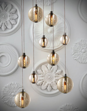 Harmony 12.75' 9 Light Multi-Light Pendant Chandelier in Polished Chrome