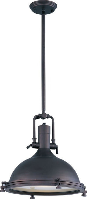 Hi-Bay 17.75' Single Light Pendant in Bronze