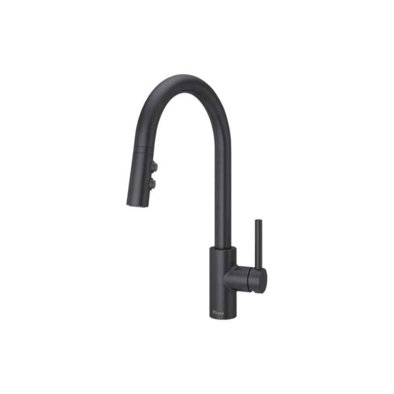 Stellen Pull-Down Kitchen Faucet in Matte Black