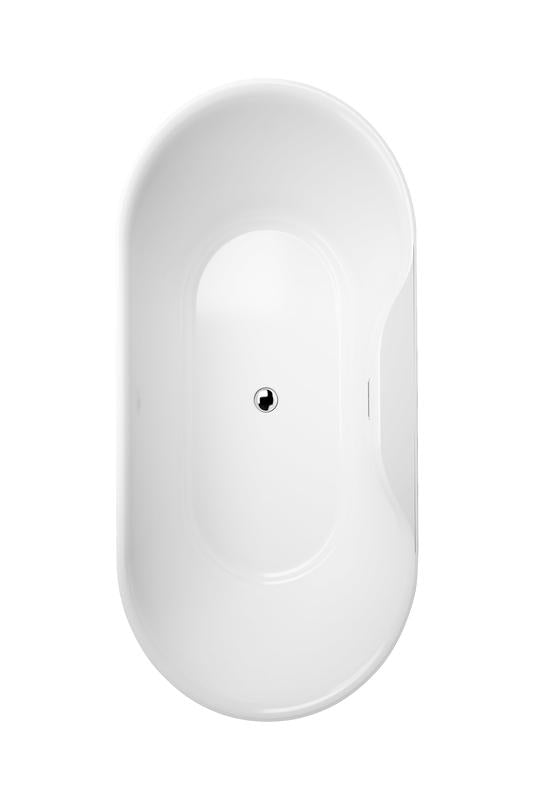 Cavo 67' Acrylic Freestanding Bathtub in White