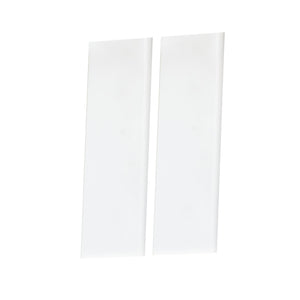 Address 1.25' x 5' Half Blank Tile with Light - White