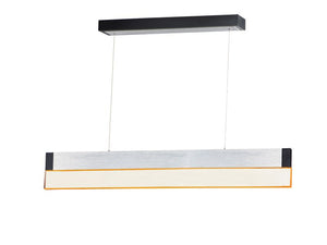 iBar 41.75' Single Light Friends of Hue Linear Pendant in Brushed Aluminum