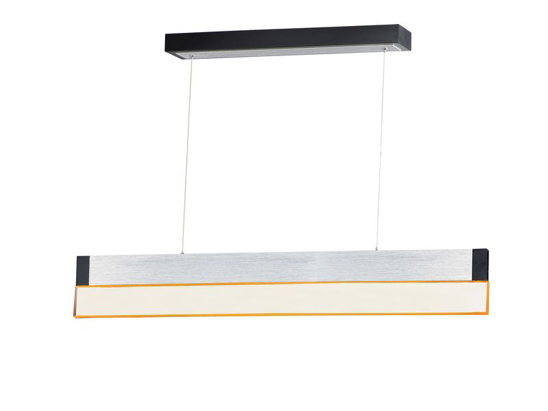 iBar 41.75' Single Light Friends of Hue Linear Pendant in Brushed Aluminum