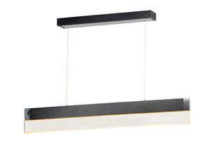 iBar 41.75' Single Light Friends of Hue Linear Pendant in Brushed Black