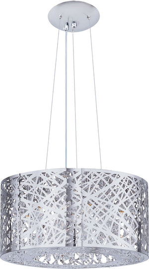 Inca 23.5' 9 Light Multi-Light Pendant in Polished Chrome