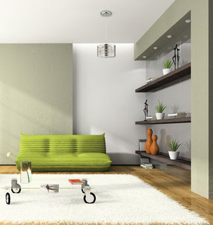 Inca 7.75' Single Light Mini-Pendant in Polished Chrome