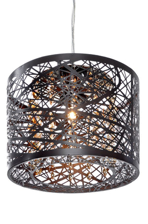 Inca 7.75' Single Light Mini-Pendant in Bronze