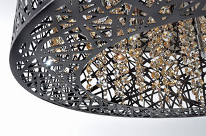 Inca 23.5' 9 Light Multi-Light Pendant in Bronze