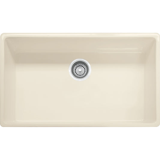 Farm House 33" Fireclay Single Basin Undermount Kitchen Sink in Linen