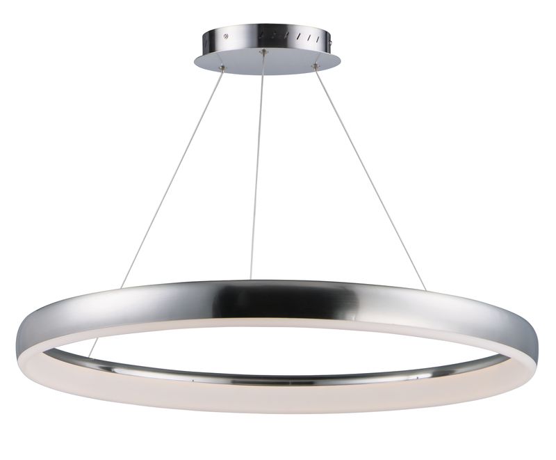 Innertube 31.5' Single Light Pendant in Satin Nickel