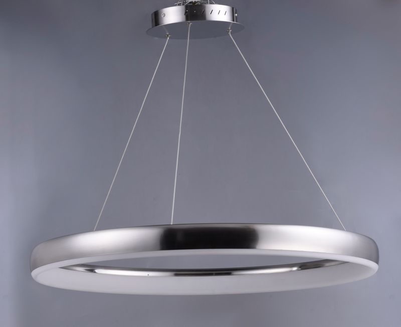 Innertube 31.5' Single Light Pendant in Satin Nickel