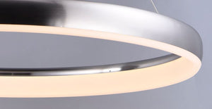 Innertube 31.5' Single Light Pendant in Satin Nickel