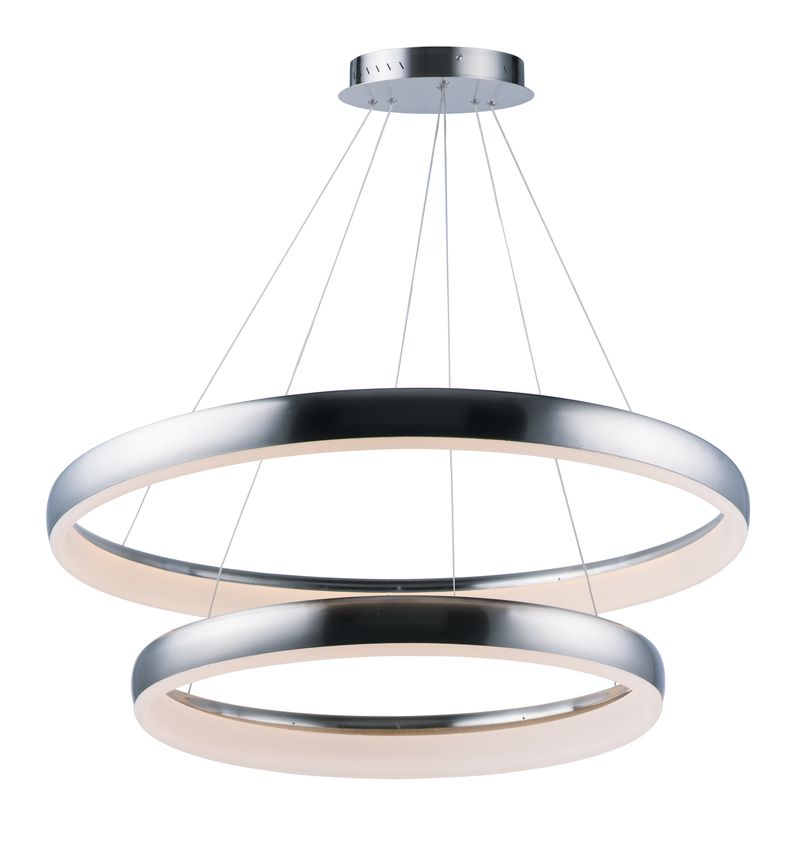Innertube 31.5' 2 Light Multi-Light Pendant in Satin Nickel