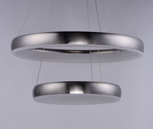 Innertube 31.5' 2 Light Multi-Light Pendant in Satin Nickel