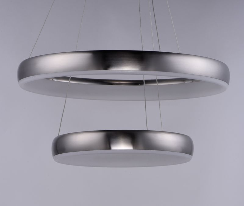 Innertube 31.5' 2 Light Multi-Light Pendant in Satin Nickel