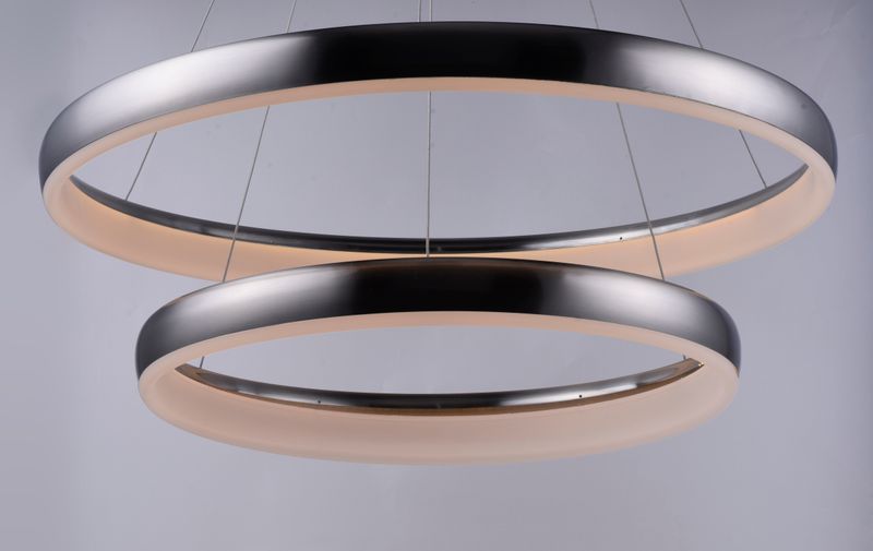 Innertube 31.5' 2 Light Multi-Light Pendant in Satin Nickel