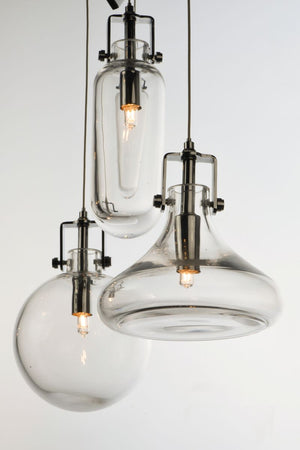 Kem 7.5' 4 Light Multi-Light Pendant in Polished Chrome