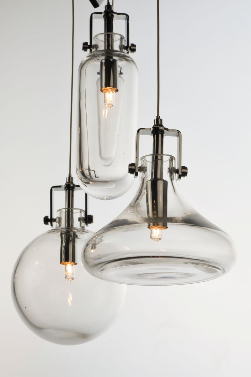 Kem 7.5' 4 Light Multi-Light Pendant in Polished Chrome