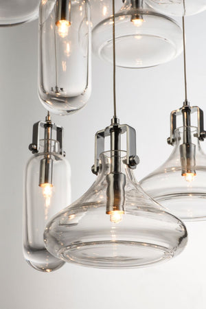Kem 21.75' 8 Light Multi-Light Pendant in Polished Chrome