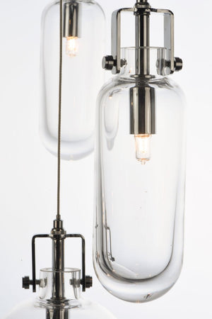 Kem 21.75' 8 Light Multi-Light Pendant in Polished Chrome