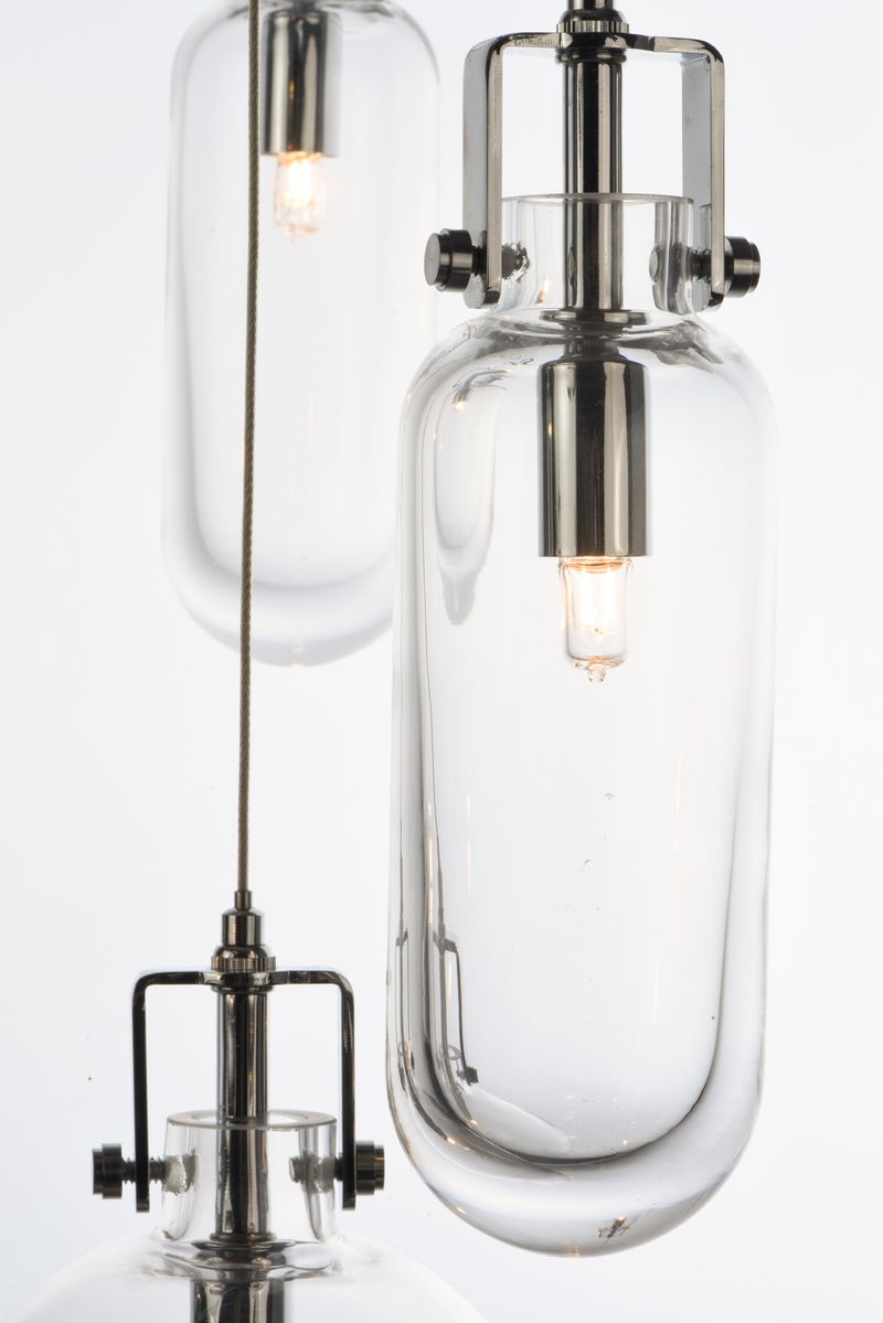 Kem 21.75' 8 Light Multi-Light Pendant in Polished Chrome