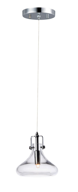 Kem 6.25' Single Light Pendant in Polished Chrome