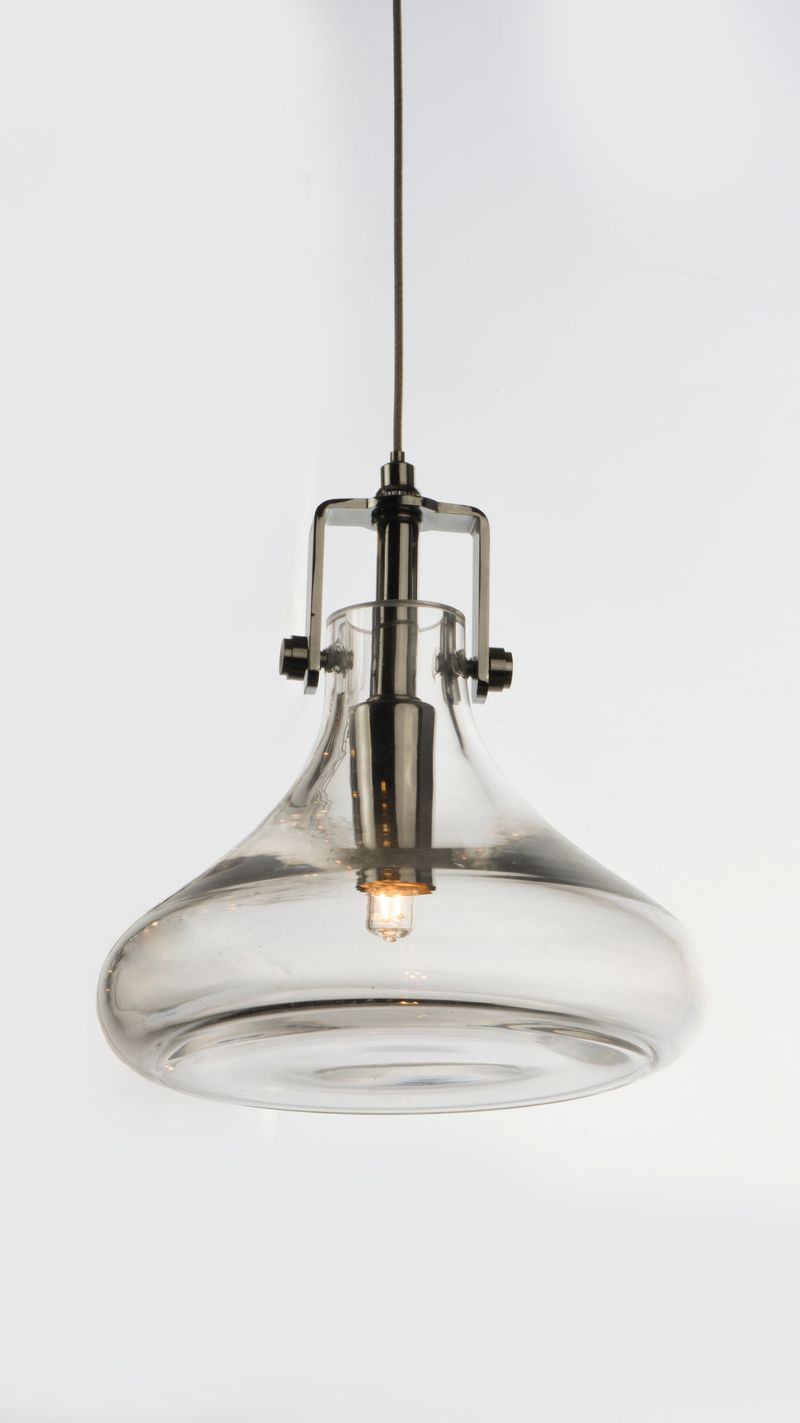 Kem 6.25' Single Light Pendant in Polished Chrome