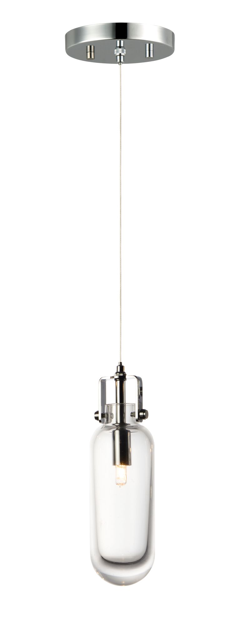 Kem 2.75' Single Light Pendant in Polished Chrome