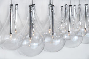 Larmes 14' 24 Light Linear Pendant in Polished Chrome