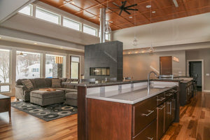 Larmes 4.75' Single Light Pendant in Polished Chrome