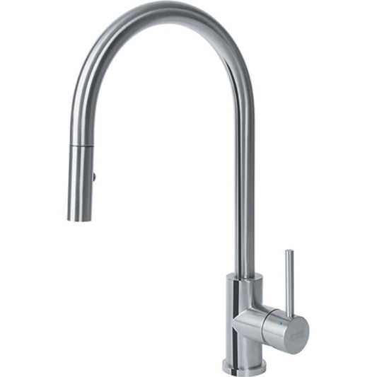 Cube Professional Single-Handle Pull-Down Kitchen Faucet in Stainless Steel