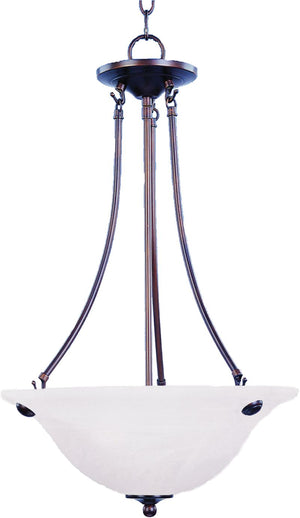 Malaga 16' 3 Light Inverted Bowl Pendant in Oil Rubbed Bronze