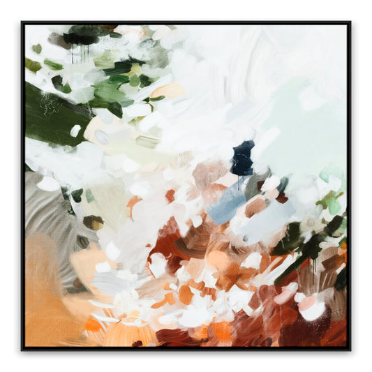Avis Painting on Matte Canvas By Patricia Vargas - 23" x 23"