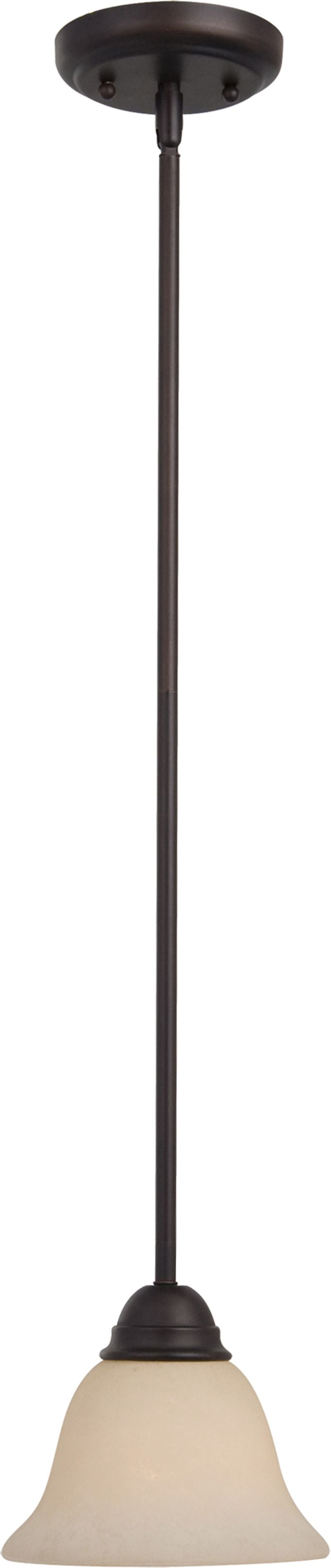 Manor 7' Single Light Mini-Pendant in Oil Rubbed Bronze