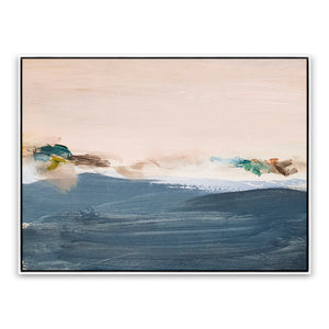 Mountain Abstraction Painting on Matte Canvas By Teague Studios - 23' x 17'