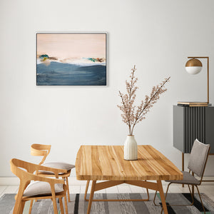 Mountain Abstraction Painting on Matte Canvas By Teague Studios - 39' x 29'