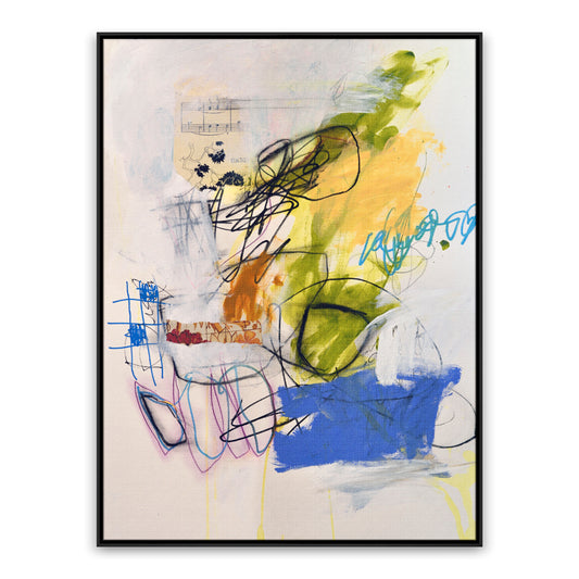 Unlocking Perception Painting on Matte Canvas By Linda O'Neill - 17" x 23"