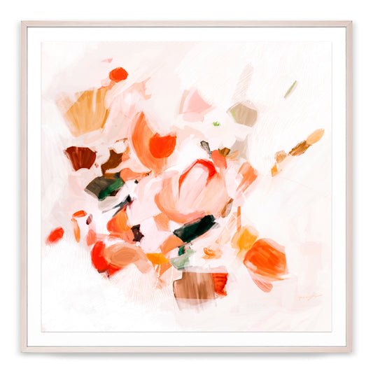 Juliana Painting on Matte Paper By Patricia Vargas - 19" x 19"