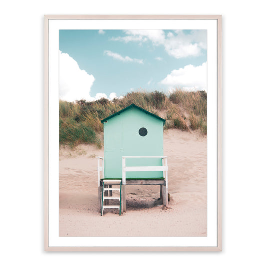 Beach Hut Photograph By Teague Studios - 13" x 19"