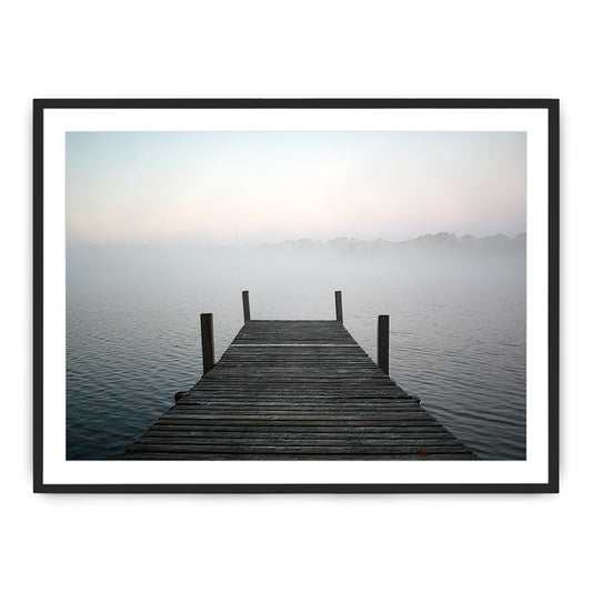 Foggy Morning Photograph By Teague Studios - 19" x 13"