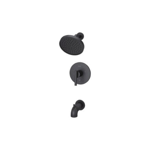 Contempra Single-Handle Tub & Shower Faucet in Matte Black