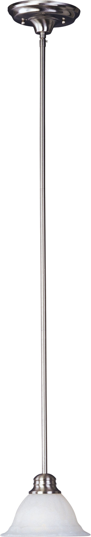 Mini-Pendants 7' Single Light Mini-Pendant in Satin Nickel