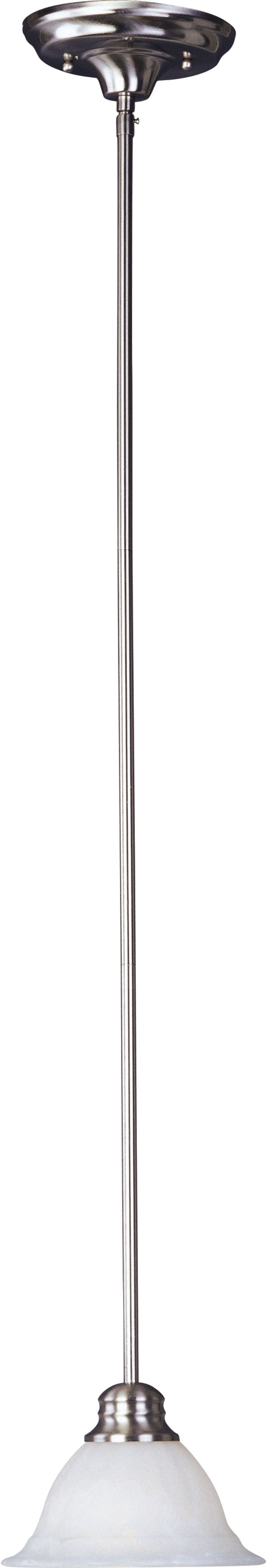Mini-Pendants 7' Single Light Mini-Pendant in Satin Nickel