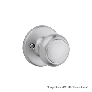 Cove Half Dummy Door Knob in Polished Chrome