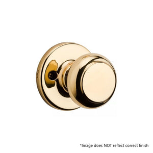 Cove Half Dummy Door Knob in Antique Brass